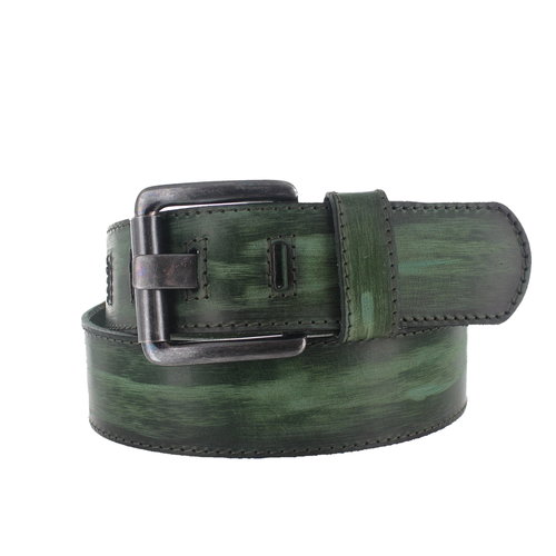  JOB86 Stefano | Vintage jeansriem 4,5cm | Groen 