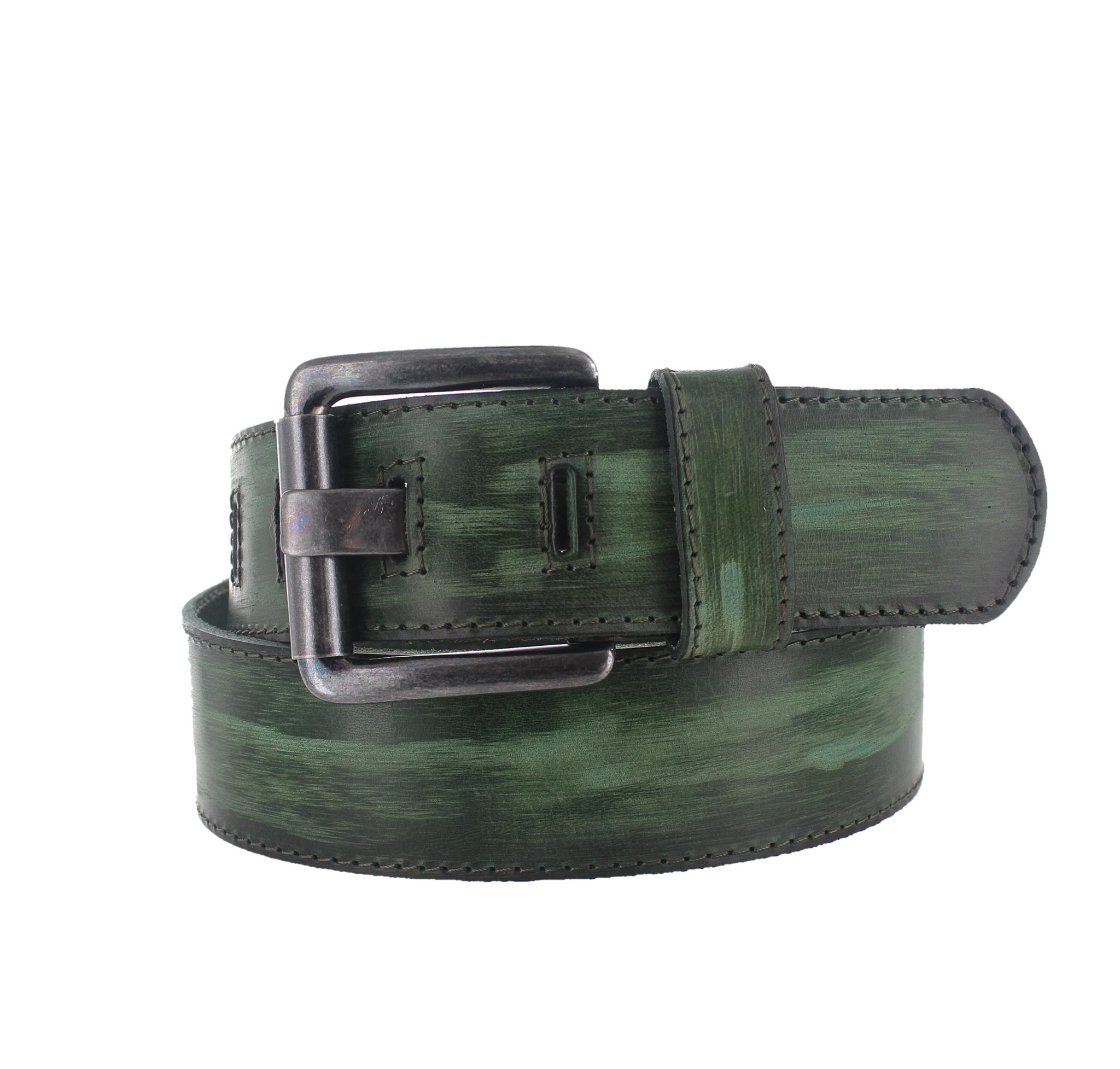 JOB86 Stefano | Vintage jeansriem 4,5cm | Groen