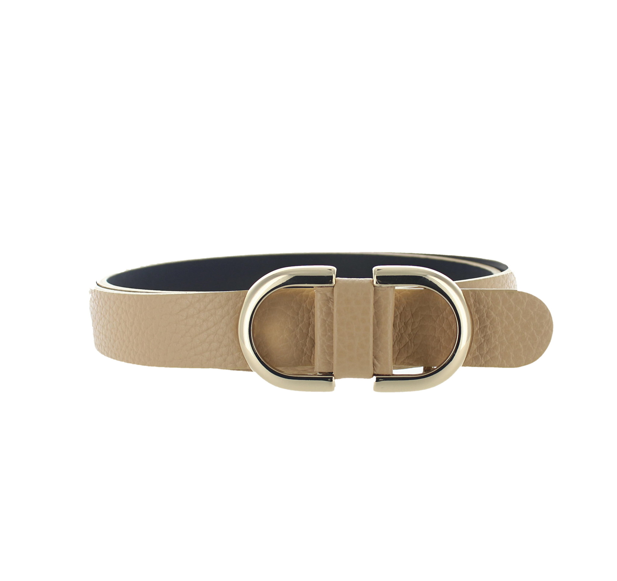 H.A.N Mila | Lederen damesriem 2,5cm | Naturel