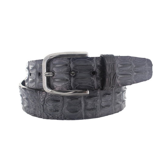  JOB86 Originele krokodillen leren riem | Grijs 
