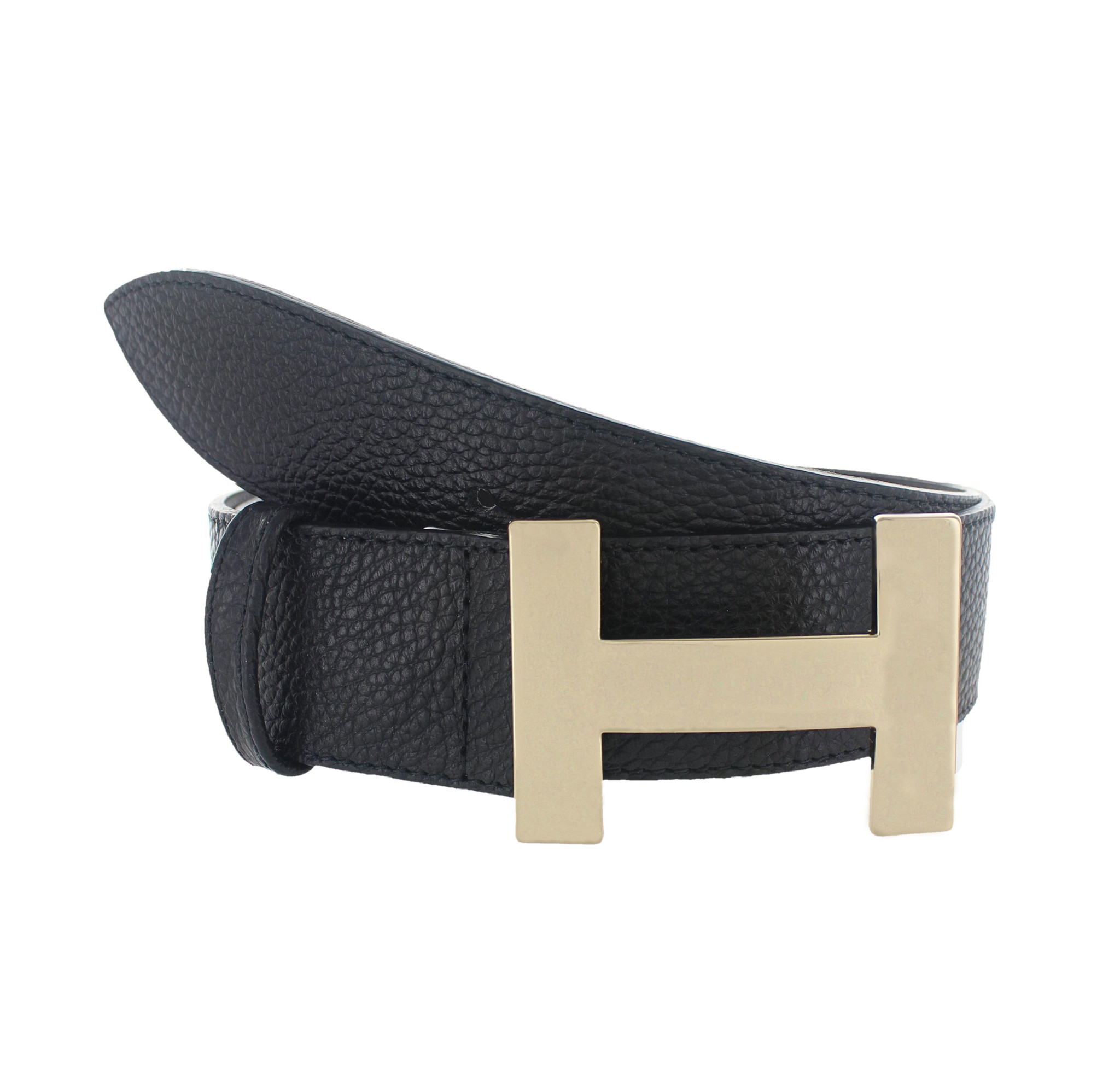 H.A.N Hailey | Lederen damesriem 4cm | Zwart