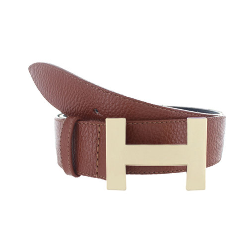  H.A.N. Hailey | Stijllvolle damesriem 4cm | Cognac 