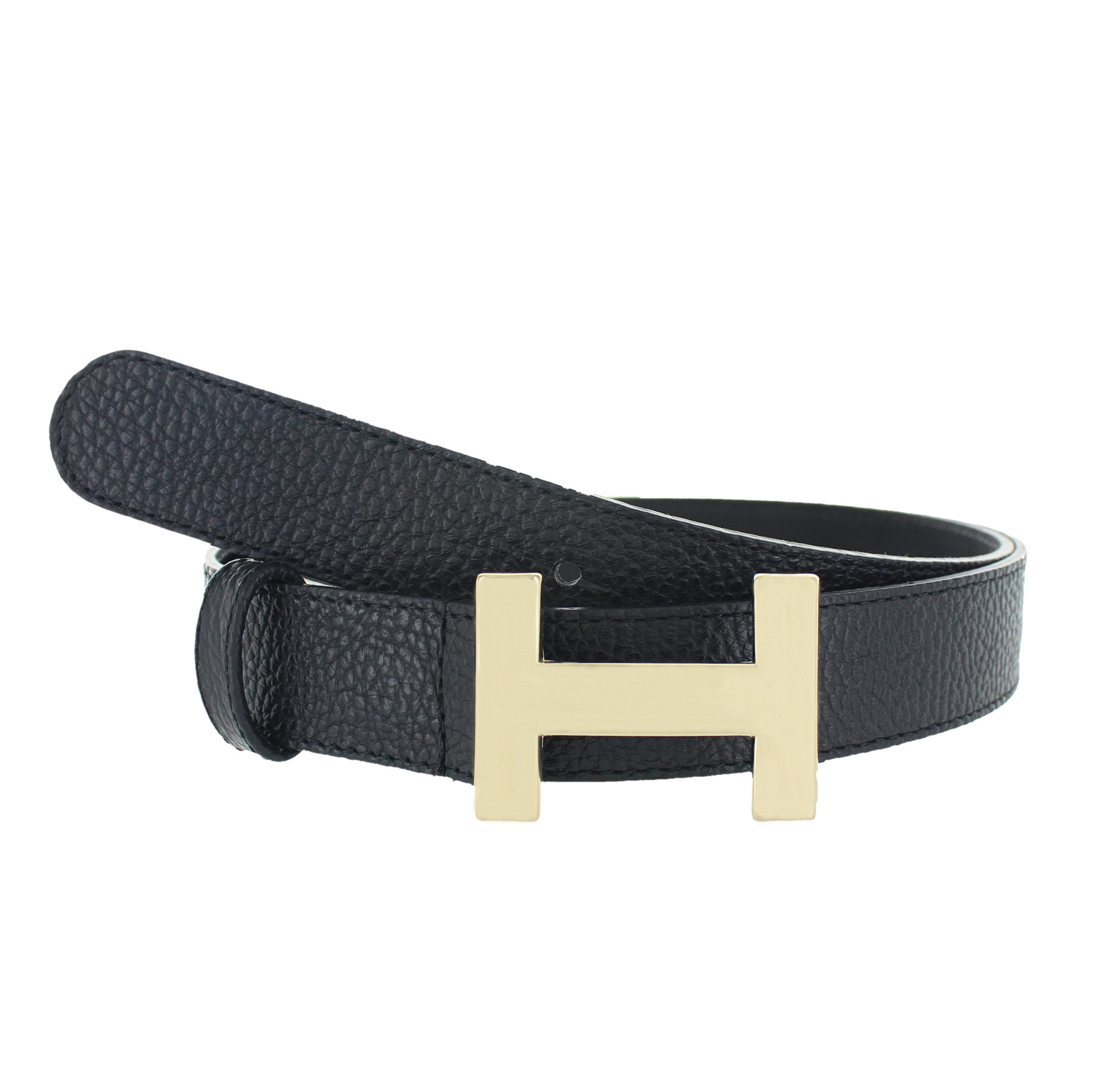 H.A.N Madeleine | Lederen damesriem 3cm | Zwart