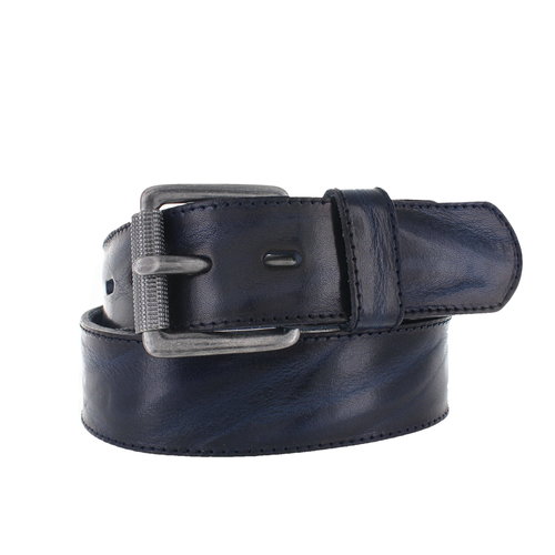  JOB86 Gianni | Heren jeansriem 4,5cm | Blauw 