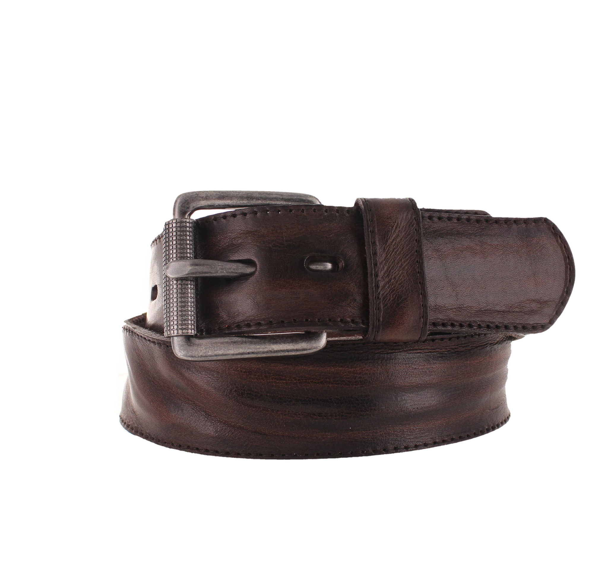 JOB86 Gianni | Heren jeansriem 4,5cm | Donkerbruin