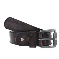 Gianni | Heren jeansriem  4,5cm | Donkerbruin