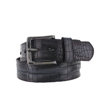 Matteo | Kroko herenriem 4,5cm | Donkergrijs