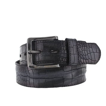 Bruine leren riem - Heren