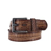 JOB86 Matteo | Kroko herenriem 4,5cm | Cognac
