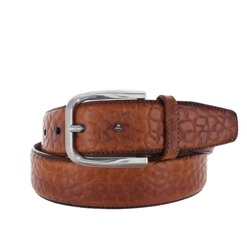  JOB86 Leandro | Lederen heren riem | Cognac 