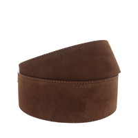 Isabella | Suède damesriem 6cm | Bruin