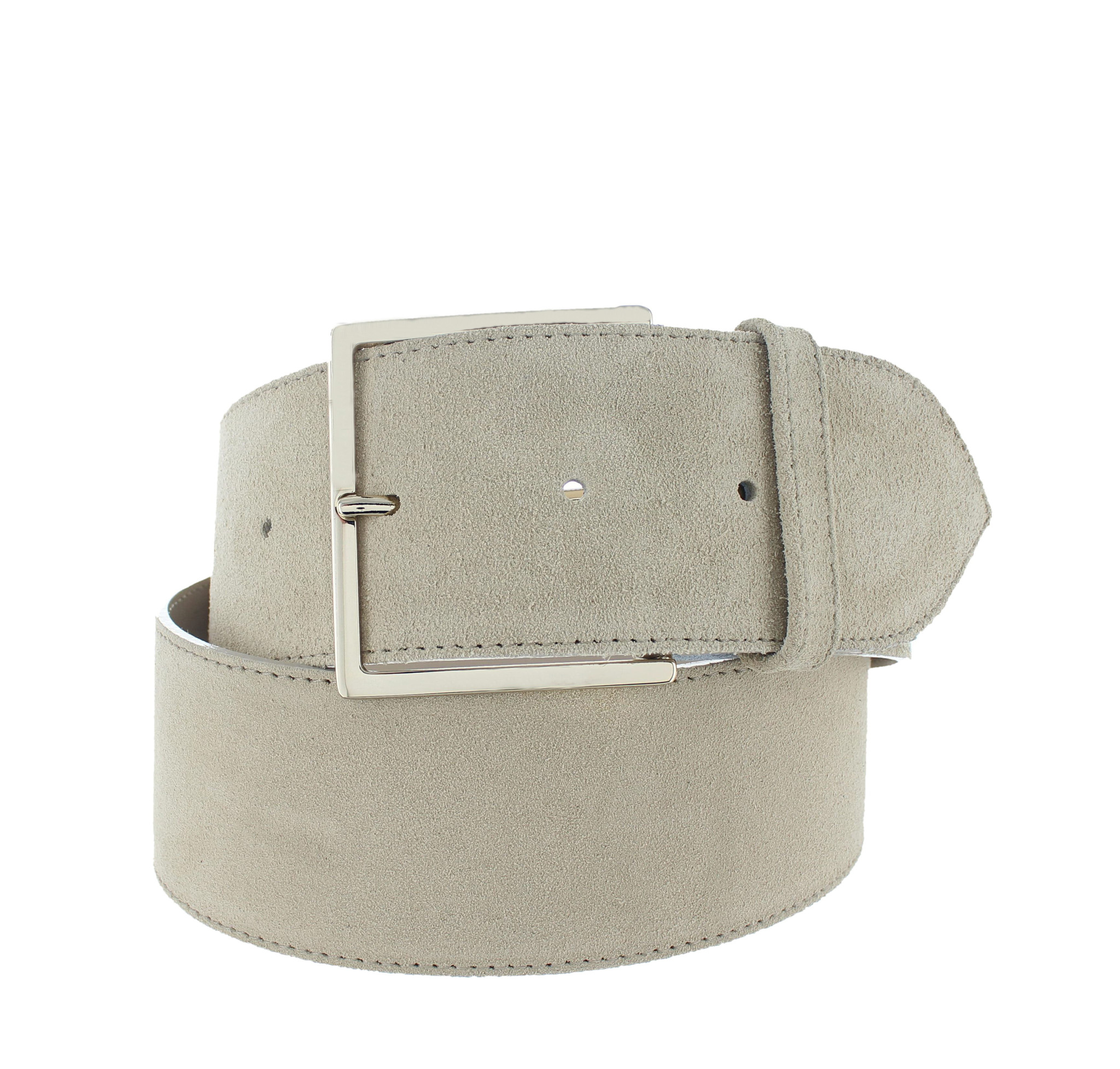 H.A.N Isabella | Suède damesriem 6cm | Beige