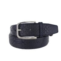Exclusieve python riem 4cm | Blauw