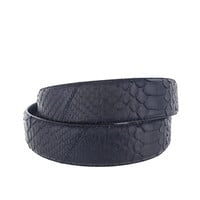Exclusieve python riem 4cm | Blauw