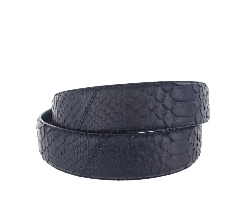 Exclusieve python riem | Blauw