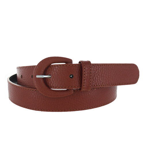  H.A.N. Cecile | Leren ceintuur 3cm | Cognac 