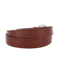 Cecile | Leren ceintuur 3cm | Cognac
