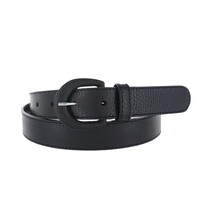 Cecile | Leren ceintuur 3cm | Zwart