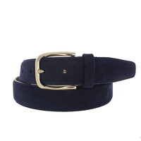 Donna | Suède dames riem | Blauw