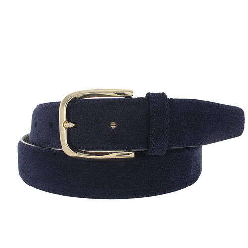  H.A.N. Donna | Suède dames riem | Blauw 