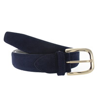 Donna | Suède dames riem | Blauw