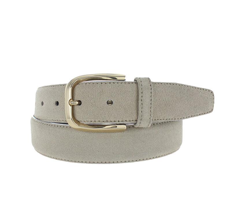 Donna | Suède dames riem | Beige