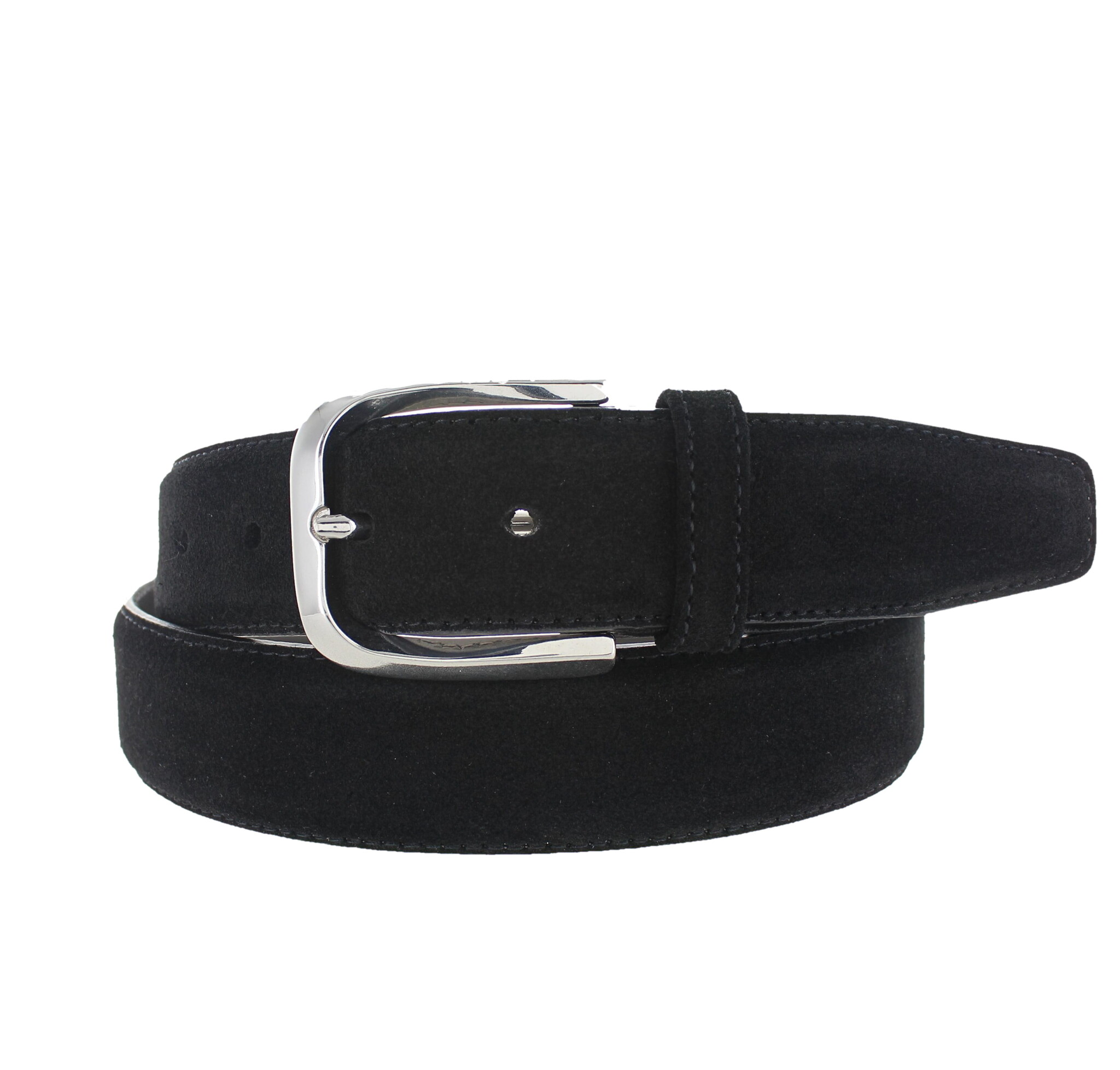 H.A.N Donna | Suède damesriem 3,5cm | Zwart