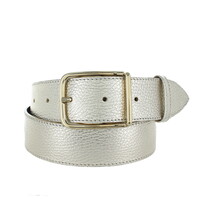 Fleur | Lederen damesriem 4cm | Light-Gold