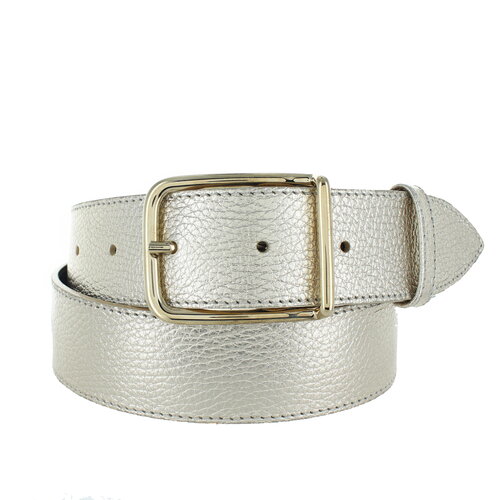  H.A.N. Fleur | Lederen damesriem 4cm | Light-gold 