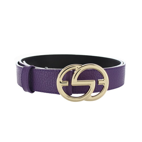  H.A.N. ChloÃ«  | Leren damesriem 3cm | Paars 