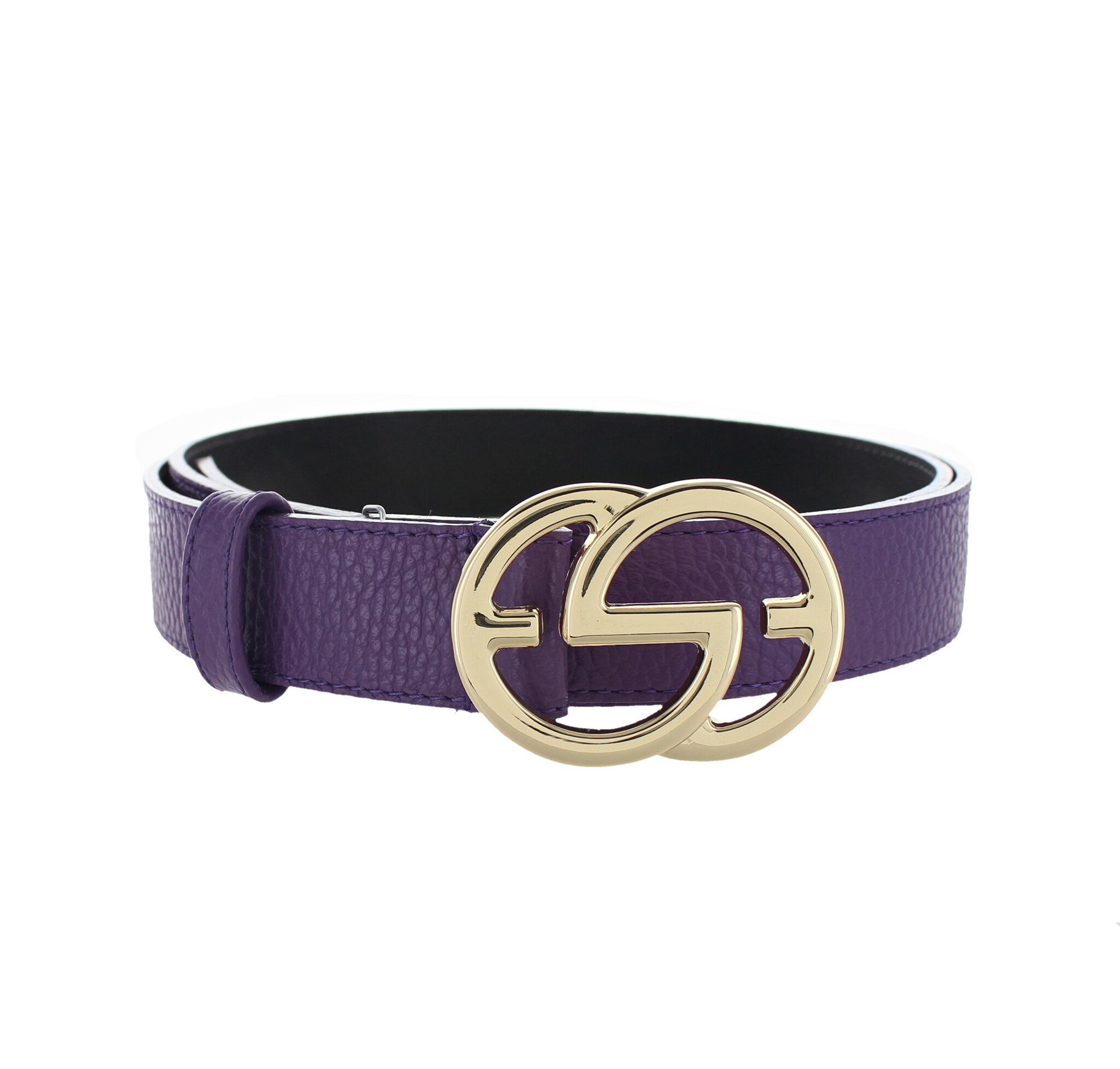 H.A.N Chloé | Leren damesriem 3cm | Paars