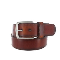 Maxim | Lederen jeansriem 4,5cm | Cognac
