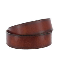 Maxim | Lederen jeansriem 4,5cm | Cognac
