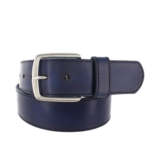  JOB86 Maxim | Lederen jeansriem 4,5cm | Blauw 