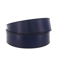Maxim | Lederen jeansriem 4,5cm | Blauw