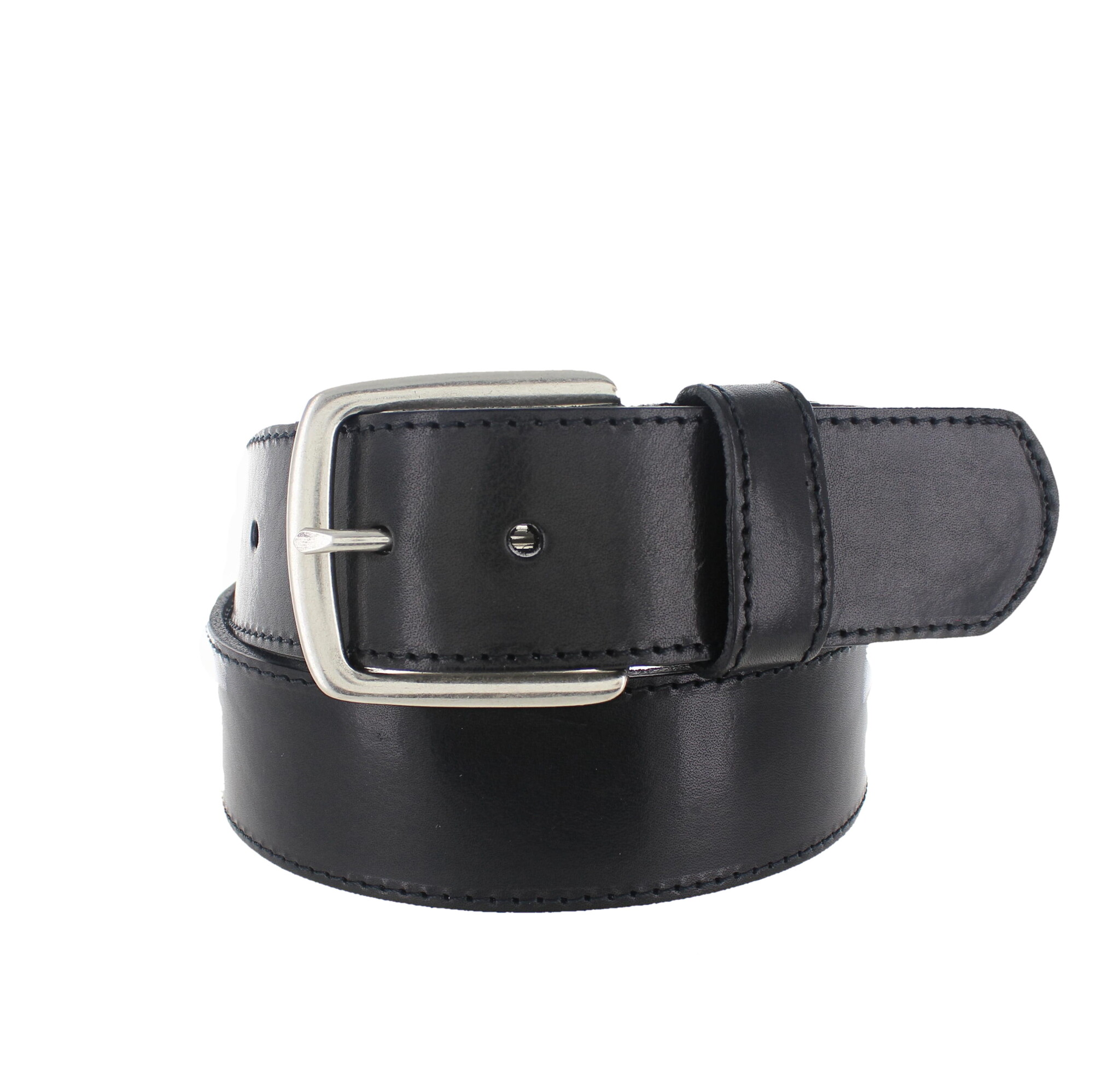 JOB86 Maxim | Lederen jeansriem 4,5cm | Zwart