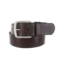 Maxim | Lederen jeansriem 4,5cm | Donkerbruin