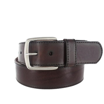 JOB86 Maxim | Lederen jeansriem 4,5cm | Donkerbruin