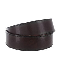 Maxim | Lederen jeansriem 4,5cm | Donkerbruin