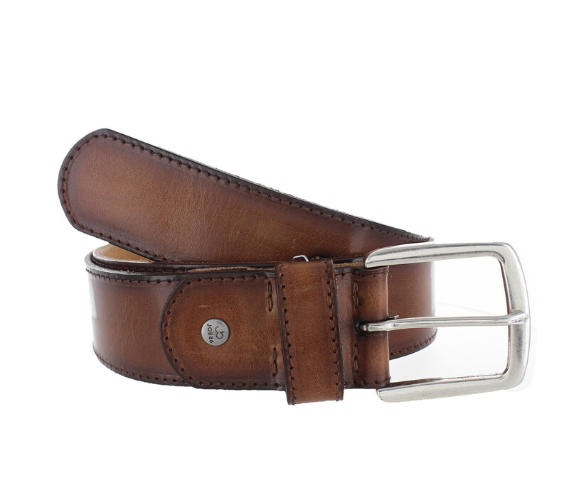 Maxim | Lederen jeansriem 4,5cm | Bruin