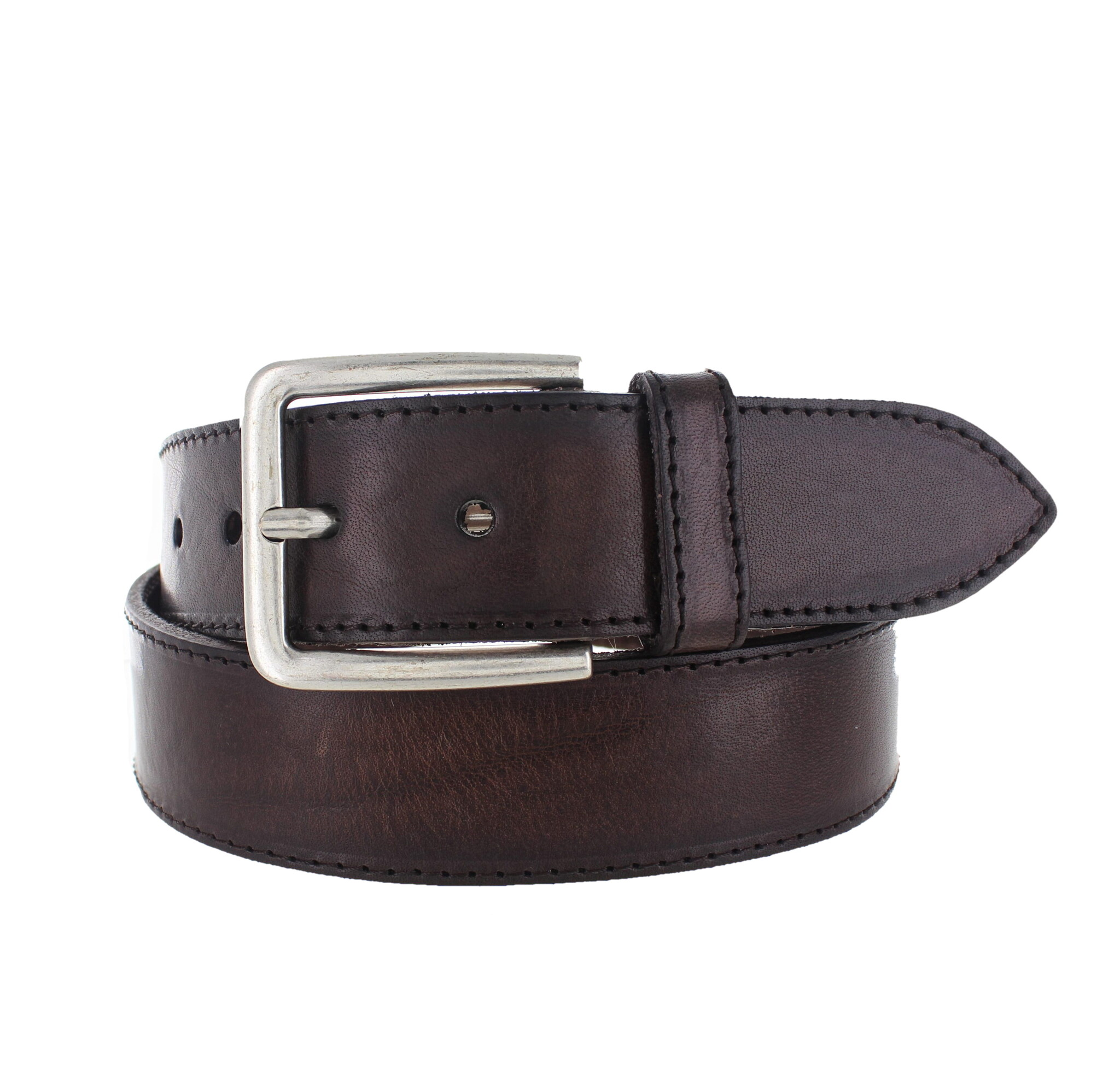 JOB86 Lucio | Heren jeansriem 4cm | Donkerbruin