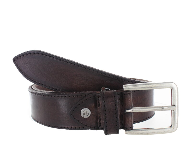 Lucio | Heren jeansriem 4cm | Donkerbruin