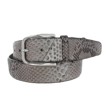 JOB86 Exclusieve python riem 4cm | Grijs