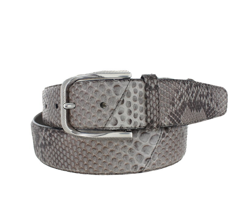 Exclusieve python riem 4cm | Grijs