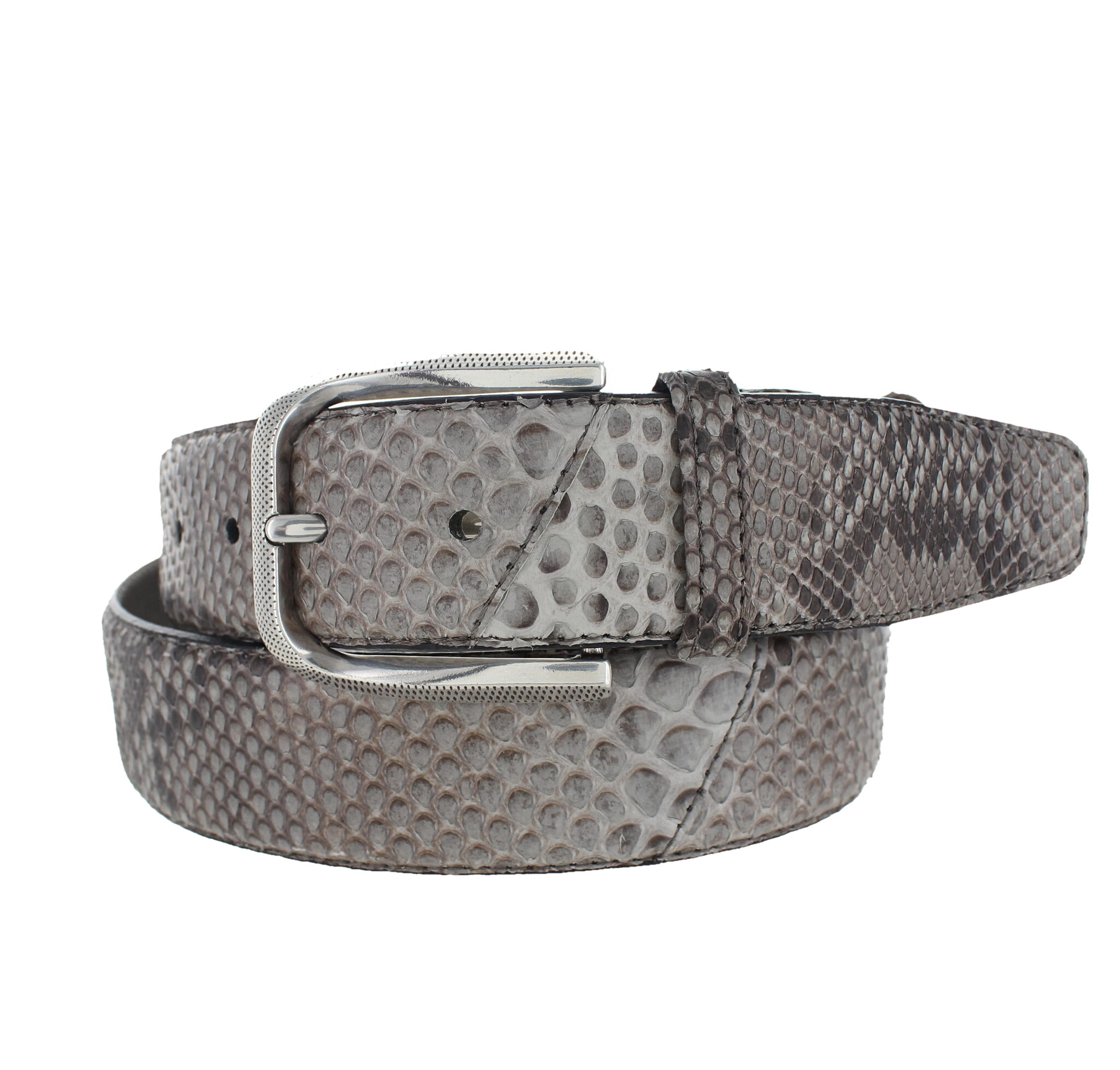 JOB86 Exclusieve python riem 4cm | Grijs