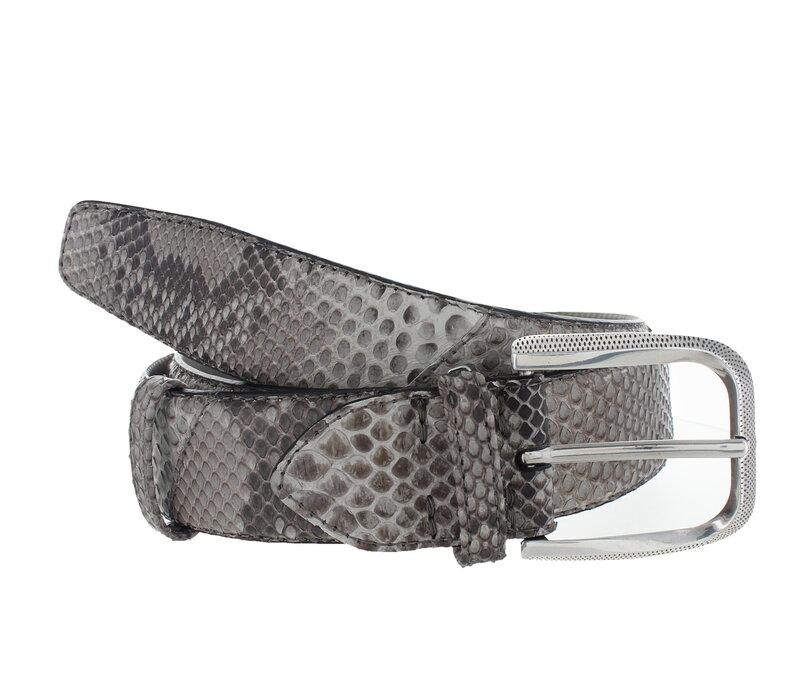 Exclusieve python riem 4cm | Grijs