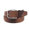JOB86 Exclusieve python riem 4cm | Curry bruin