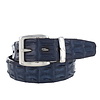 JOB86 Exclusieve krokodillen riem | Blauw