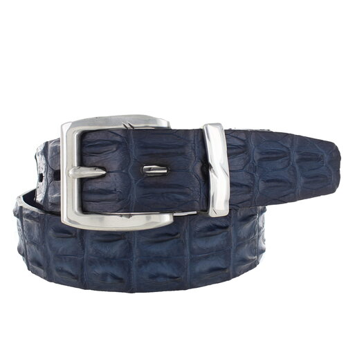  JOB86 Exclusieve krokodillen riem | Blauw 