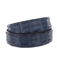 Exclusieve krokodillen riem | Blauw